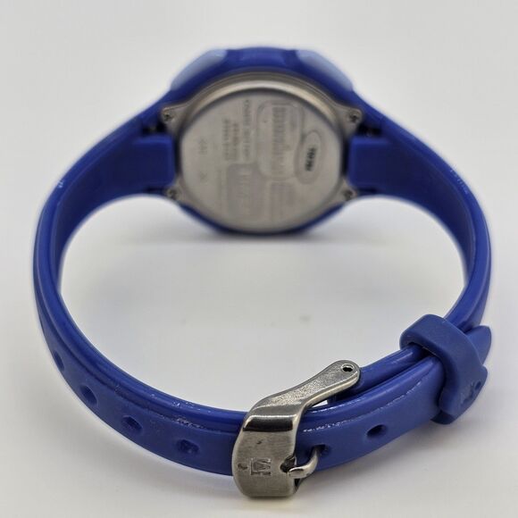 Timex Women's Ironman Watch 34MM Blue Case Blue Plastic Bands New Battery - Picture 8 of 14